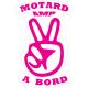Autocollant AMP Motard à Bord sticker