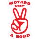 Autocollant AMP Motard à Bord sticker