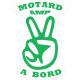 Autocollant AMP Motard à Bord sticker