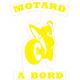 Autocollant Motard à Bord moto sticker
