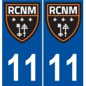 11 RCNM Narbonne Rugby aufkleber aufkleber platte