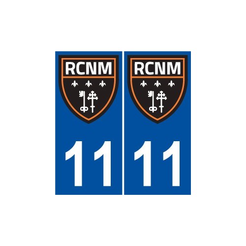 11 RCNM Nabonne Rugby sticker autocollant plaque