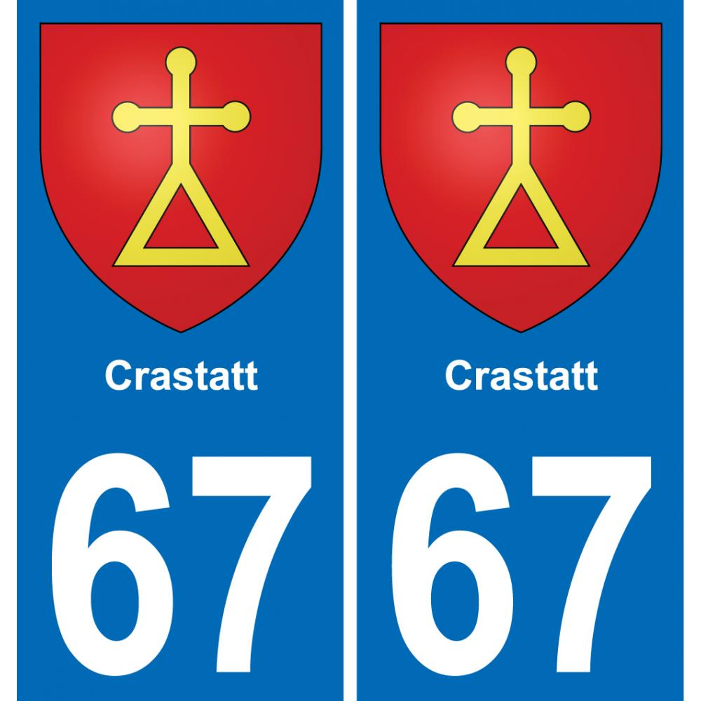 67 Crastatt adesivo piastra di registrazione city