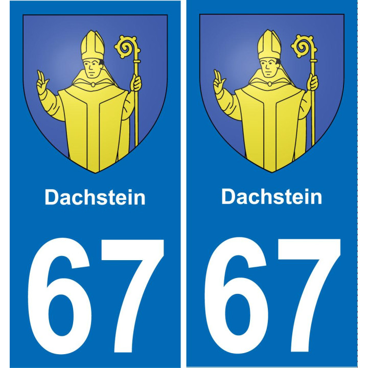 67 Dachstein-aufkleber plakette ez stadt