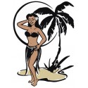 Vahiné cocotier femme