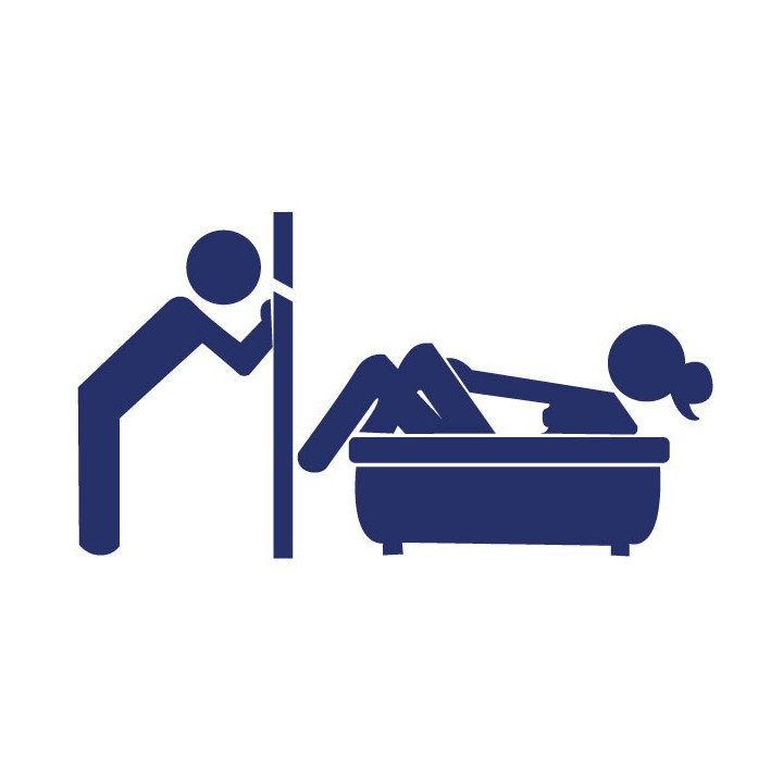 décoration salle de bain autocollant adhésif