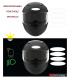 Lot de 4 Bande rétro-réfléchissante Ovale Casque Moto 4 Bandes 3M Autocollant Sticker
