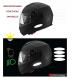 Lot de 4 Bande rétro-réfléchissante Ovale Casque Moto 4 Bandes 3M Autocollant Sticker