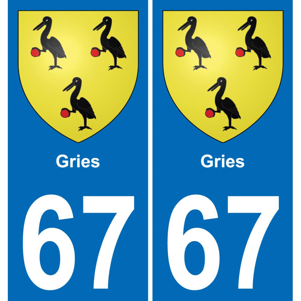 64 Pau autocollant sticker plaque immatriculation auto ville