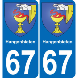 64 Pau autocollant sticker plaque immatriculation auto ville