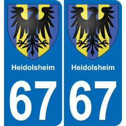 64 Pau autocollant sticker plaque immatriculation auto ville