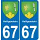 64 Pau autocollant sticker plaque immatriculation auto ville