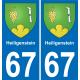 64 Pau autocollant sticker plaque immatriculation auto ville