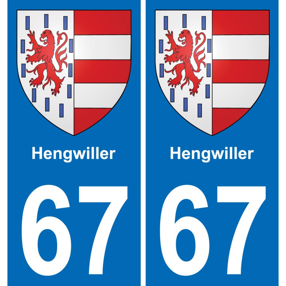 67 Hengwiller-aufkleber plakette ez stadt