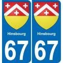 64 Pau autocollant sticker plaque immatriculation auto ville