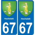64 Pau autocollant sticker plaque immatriculation auto ville