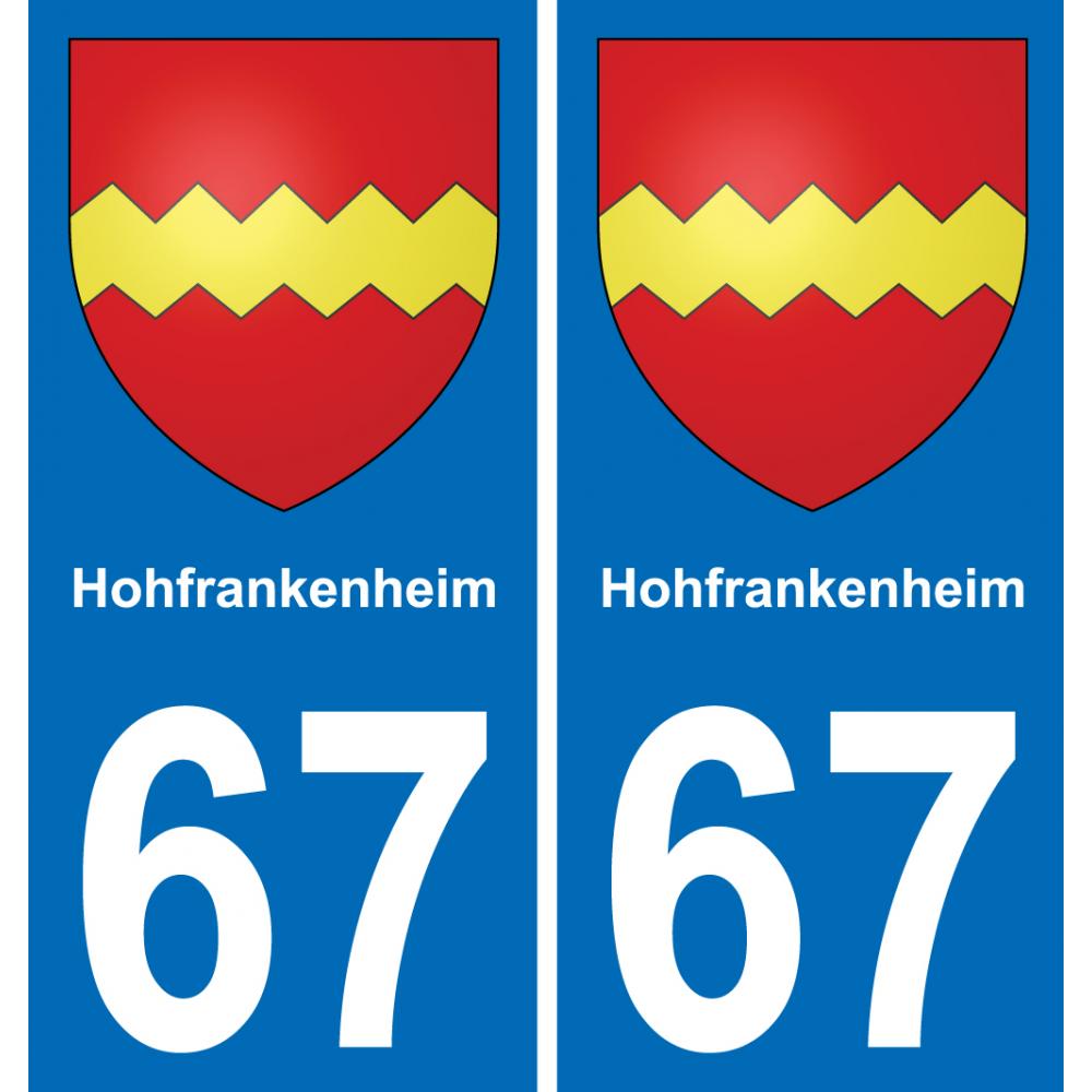 64 Pau autocollant sticker plaque immatriculation auto ville