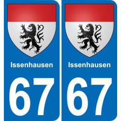 64 Pau autocollant sticker plaque immatriculation auto ville