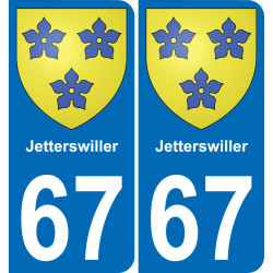 67 Jetterswiller-aufkleber plakette ez stadt