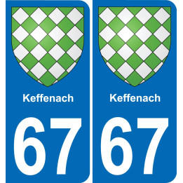 67 Keffenach-aufkleber plakette ez stadt