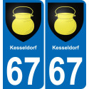 64 Pau autocollant sticker plaque immatriculation auto ville