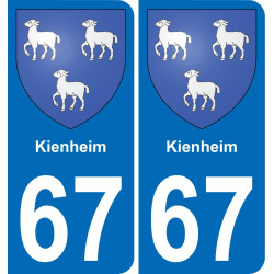 67 Kienheim-aufkleber plakette ez stadt