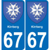 67 Kirrberg adesivo piastra di registrazione city