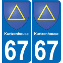 64 Pau autocollant sticker plaque immatriculation auto ville