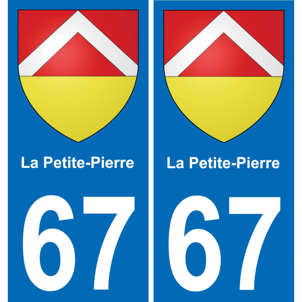 67 La Petite-Pierre-aufkleber plakette ez stadt