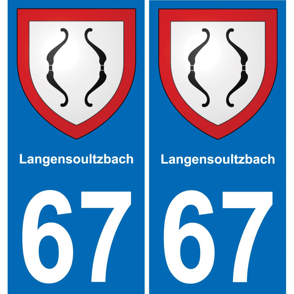 64 Pau autocollant sticker plaque immatriculation auto ville