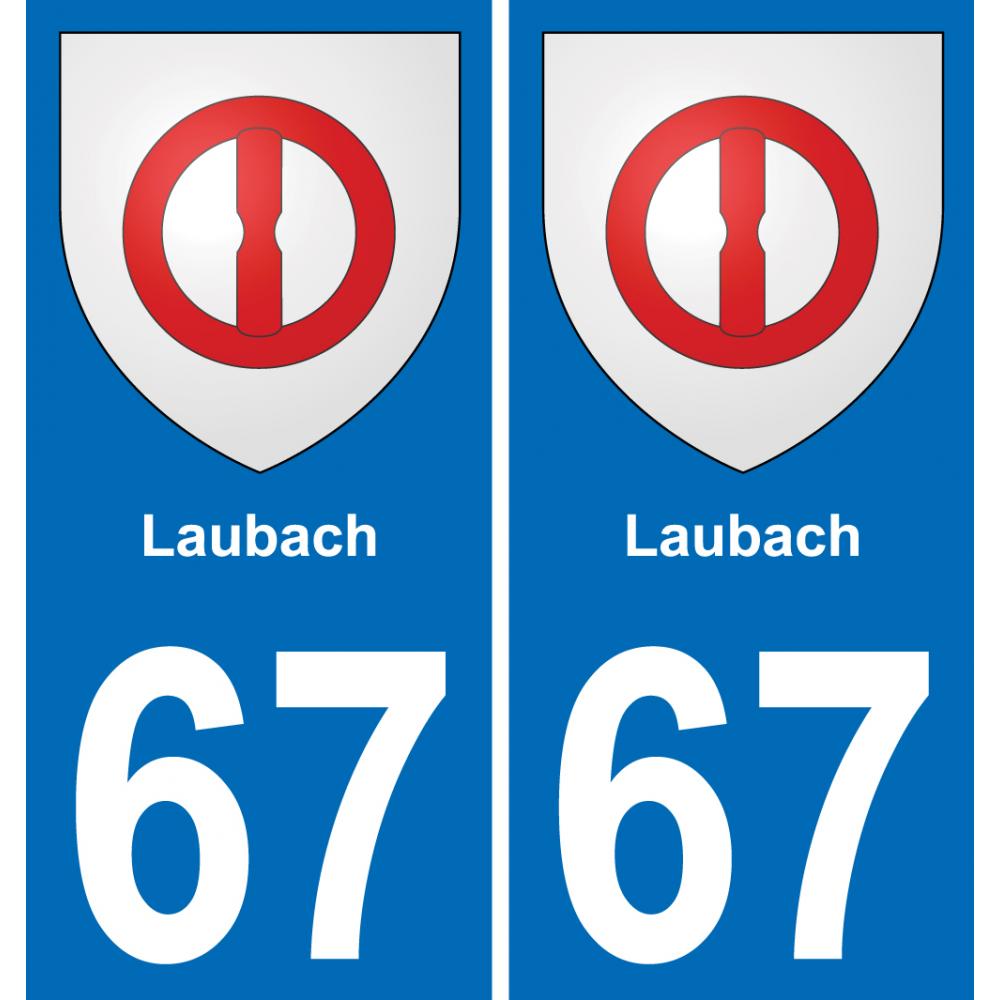 67 Laubach adesivo piastra di registrazione city