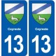 13 Ceyreste blason ville autocollant plaque sticker