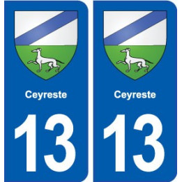 13 Ceyreste blason ville autocollant plaque sticker