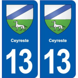 13 Ceyreste blason ville autocollant plaque sticker