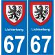 64 Pau autocollant sticker plaque immatriculation auto ville