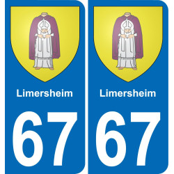 67 Limersheim-aufkleber plakette ez stadt