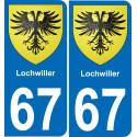 67 Lochwiller-aufkleber plakette ez stadt
