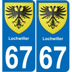 67 Lochwiller-aufkleber plakette ez stadt