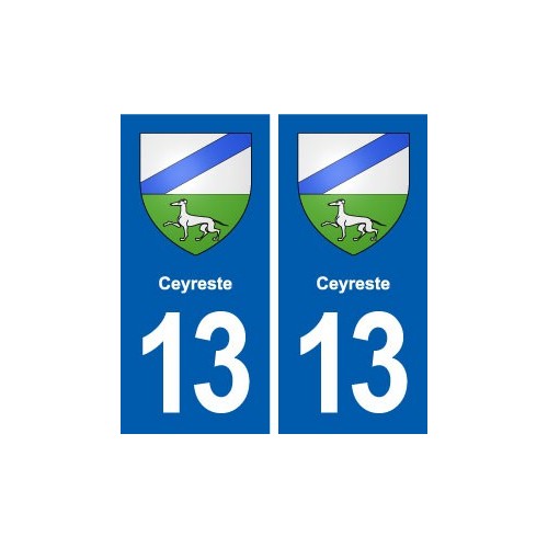 13 Ceyreste blason ville autocollant plaque sticker