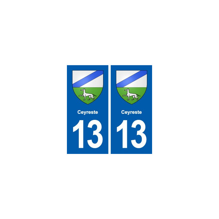 13 Ceyreste blason ville autocollant plaque sticker
