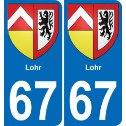 67 Lohr-aufkleber plakette ez stadt