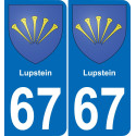 67 Lupstein-aufkleber plakette ez stadt