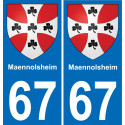 64 Pau autocollant sticker plaque immatriculation auto ville