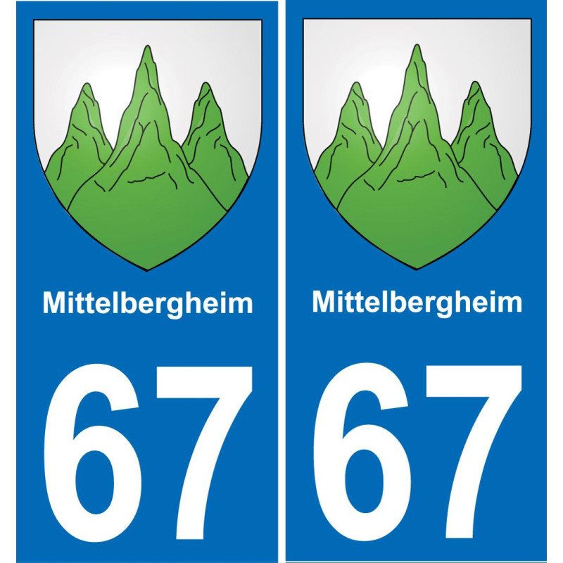 64 Pau autocollant sticker plaque immatriculation auto ville