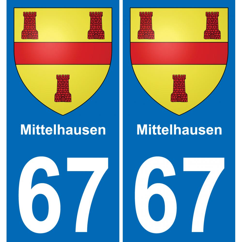 64 Pau autocollant sticker plaque immatriculation auto ville