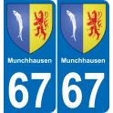 67 Munchhausen-aufkleber plakette ez stadt