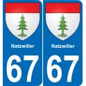 67 Natzwiller-aufkleber plakette ez stadt