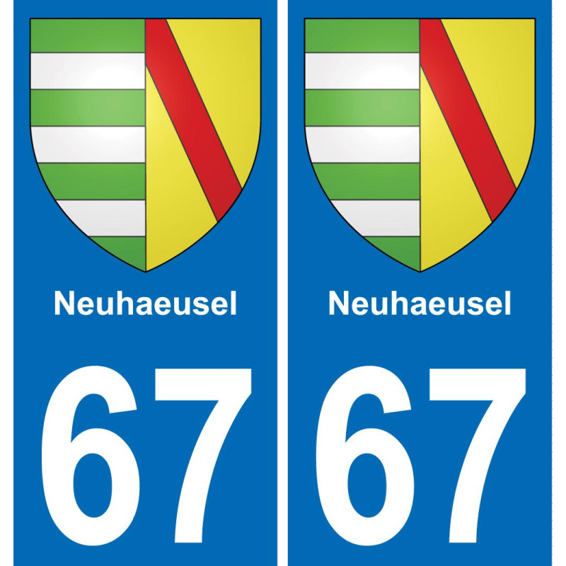 67 Neuhaeusel-aufkleber plakette ez stadt