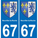 64 Pau autocollant sticker plaque immatriculation auto ville