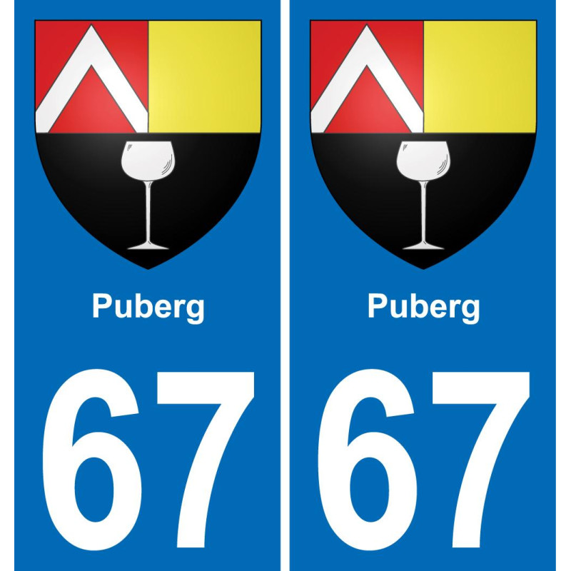 67 Puberg adesivo piastra di registrazione city